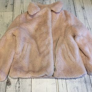 Art Class 4T Light Pink Furry Jacket